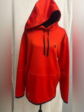 Men’s Pullover Orange Hoodie